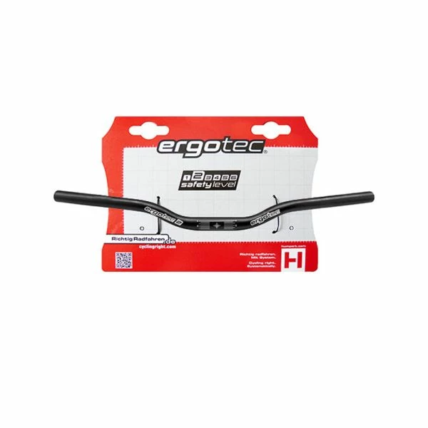 Ergotec Fixie Riser Bar Handlebar (ø25,4mm - Black) 3 Ergotec Fixie Riser Bar Handlebar (ø25,4mm - Black)