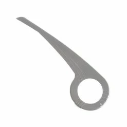 Hebie 1-vinge Fast Kædeskærm (38 Tænder | 18cm | Sølv)