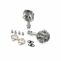 XLC PD-S15 Systemcykelpedal (dobbeltsidet | Sølv / Grå)