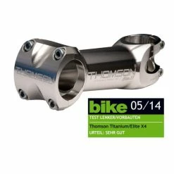 Thomson Elite X4 Ahead-stel (1-1/8" | 0° | 80x31.8mm | Sølv)