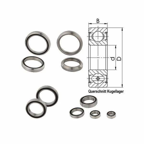 Quaxar 15257 Industrielt Leje (15x26x7mm) 3 Quaxar 15257 Industrielt Leje (15x26x7mm)